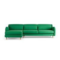 Habitat Turnmill Left Hand Corner Sofa - Emerald Green