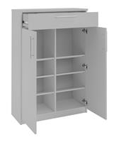 Argos Home Brisbane 2 Door Shoe Storage Cabinet - Grey