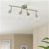 Habitat Tay 4 Lights Stainless Steel Spotlight - Chrome