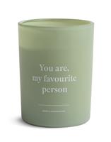 Habitat You Are My Favorite Person Candle-Honey & Sandalwood