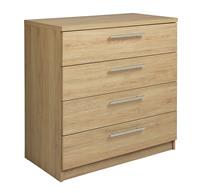 Argos Home Brisbane 4 Drawer Chest - Oak