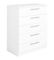 Argos Home Brisbane 5 drawers Chest - White