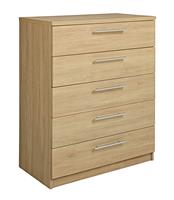 Argos Home Brisbane 5 drawer Chest - Oak