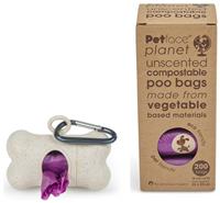 Petface Dog Compostable Poop Bags & Dispenser