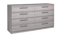 Argos Home Brisbane 8 Drawer Chest - Grey Oak