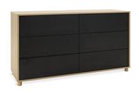 Habitat Koda 6 Drawer Chest - Black