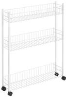 Argos Home 3 Tier Slim Kitchen Trolley - White