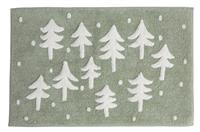 Argos Home Christmas Tree Bath Mat - Green