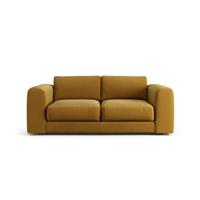 Habitat Ayr Fabric 3 Seater Sofa - Gold