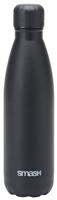 Smash Black Stainless Steel Water Bottle - 500ml