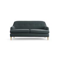 Habitat Frome Fabric 2 Seater Sofa - Charcoal - Ash Leg