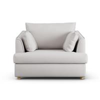 Habitat Holmfirth Fabric Cuddle Chair - Natural