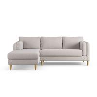 Habitat Newington Left Hand Corner Sofa - Natural - Ash Leg