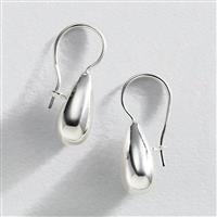 Revere Sterling Silver Oval Beads Drop Earrings