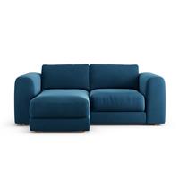 Habitat Ayr Reversible Corner Sofa - Ink Blue