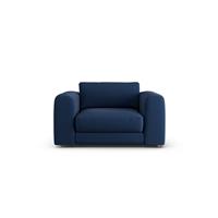 Habitat Ayr Fabric Cuddle Chair - Navy Blue