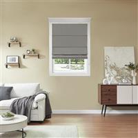 Little Black Book Blackout Dove Grey Roman Blind - 170cm