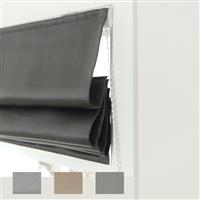 Little Black Book Blackout Charcoal Roman Blind - 90cm