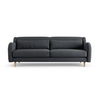 Habitat Turnmill Fabric 4 Seater Sofa - Charcoal - Ash Leg
