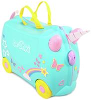 Trunki Una Unicorn 4 Wheel Hard Ride On Suitcase - Turquoise