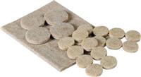 Felt Gard Protective Pads Mixed Sizes - 21 Pack
