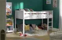 Habitat Brooklyn Mid Sleeper and Mattress - White