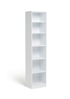 Argos Home Maine Narrow Bookcase - White