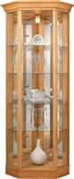 Argos Home Glass Corner Display Cabinet - Light Oak