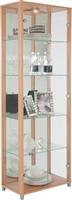 Argos Home 2 Door Glass Display Cabinet - Beech Effect