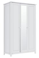 Argos Home New Scandinavia 3 Door Mirrored Wardrobe - White