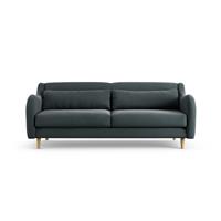 Habitat Turnmill Fabric 3 Seater Sofa - Charcoal - Ash Leg