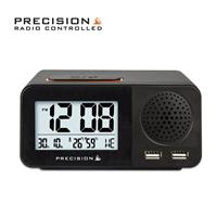 Precision Radio Controlled USB Dual Alarm Clock