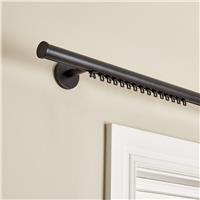 Argos Home Black Curtain Track - 200cm