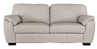 Argos Home Milano Leather 3 Seater Sofa - Grey