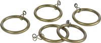 Argos Home 20 Metal 28mm Curtain Rings - Antique Brass