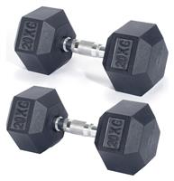 Pro Fitness 20kg Hex Dumbbell Set