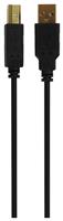 3m USB 2.0 A-Male to B-Male Computer Cable - Black