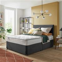 Silentnight Middleton Double Memory Divan Bed - Charcoal