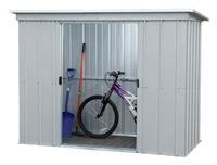 Yardmaster Pent Metal Garden Shed - 8 x 4ft