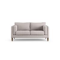 Habitat Newington Fabric 2 Seater Sofa - Natural - Dark Leg