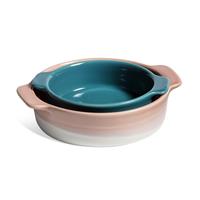 Habitat Set of 2 Stoneware Tapas Bowls - Multicoloured