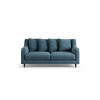 Habitat Swift Fabric 2 Seater Sofa - Blue - Dark Leg