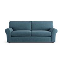 Habitat Molton Fabric 4 Seater Sofa - Blue