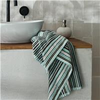 Habitat Bright Stripe Hand Towel - Blue