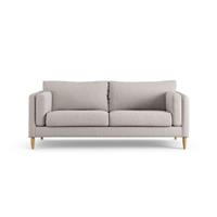 Habitat Newington Fabric 3 Seater Sofa - Natural - Ash Leg