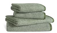 Habitat Marl 4 Piece Towel Bale - Forest Green