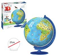 Children's World Map 180 Piece 3D Puzzle Globe