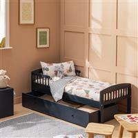 Argos Home Jesse Toddler Bed With Drawer - Ink Blue