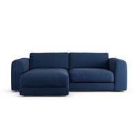 Habitat Ayr Reversible Corner Sofa - Navy Blue - Ash Leg