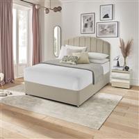 Silentnight Single Divan Bed Base - Sandstone